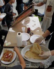 Atelier impressions sur crêpes
