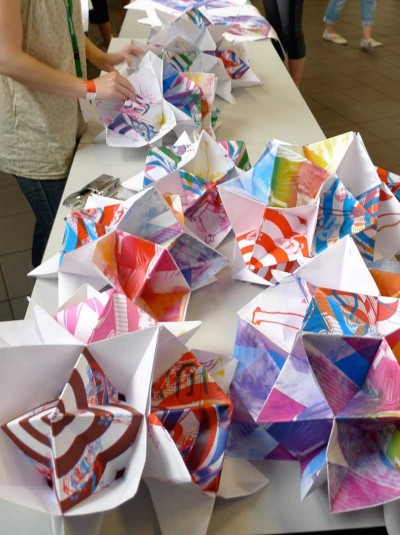 hip hop and maur' : sérigraphie et origami
